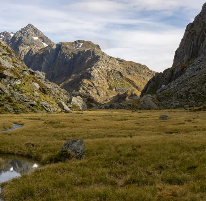 Photo of Valley of the Trolls, looking towards the Routeburn Track