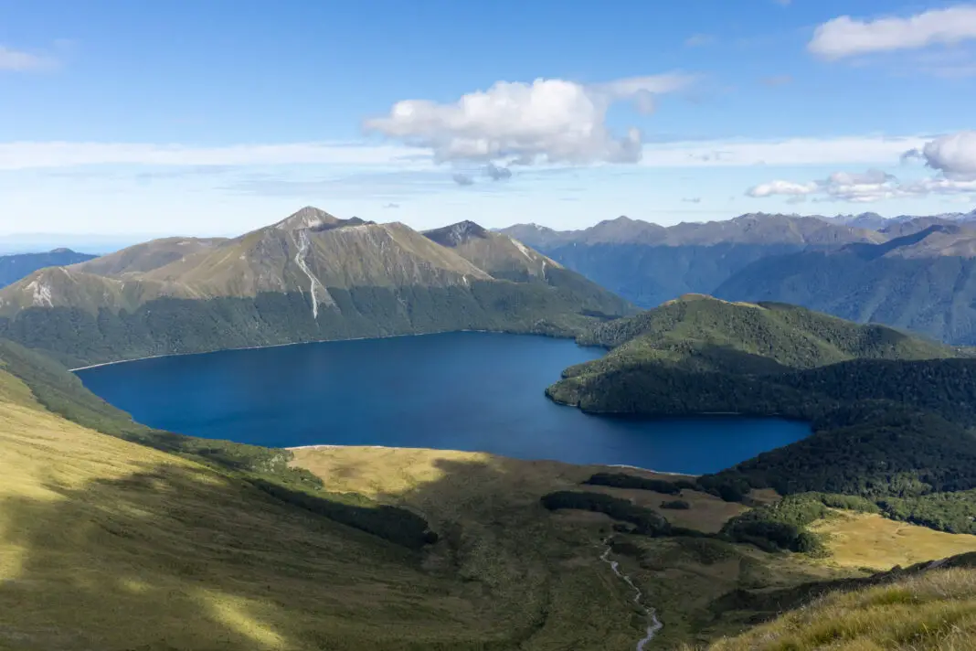 Green Lake in Fiordland National Park