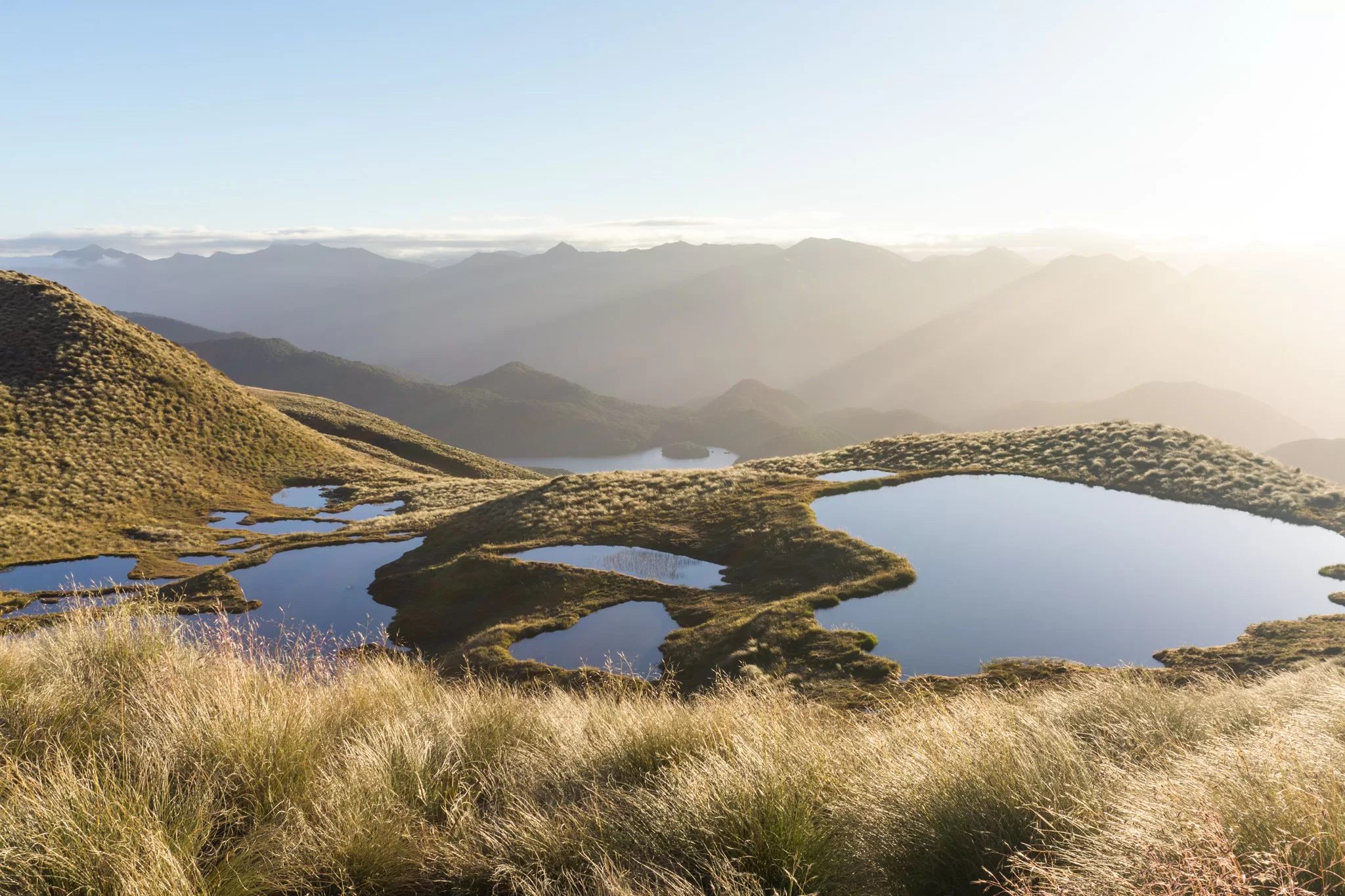 Borland Tarns, one of the best Southland walks