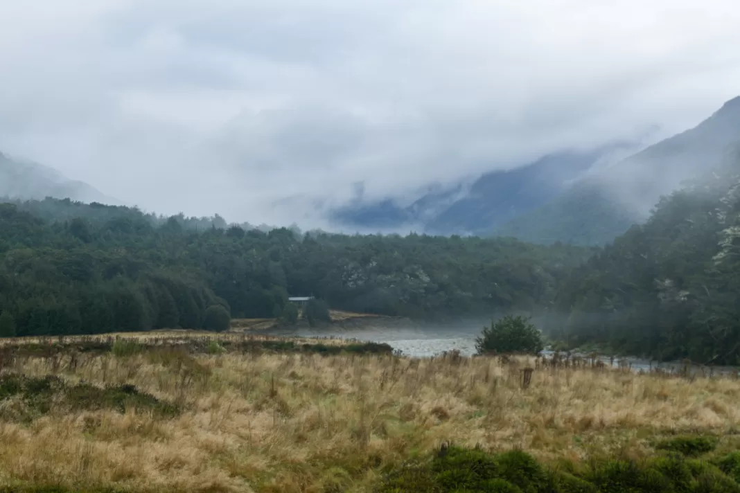 Daley's Flat Hut on the Rees Dart Track